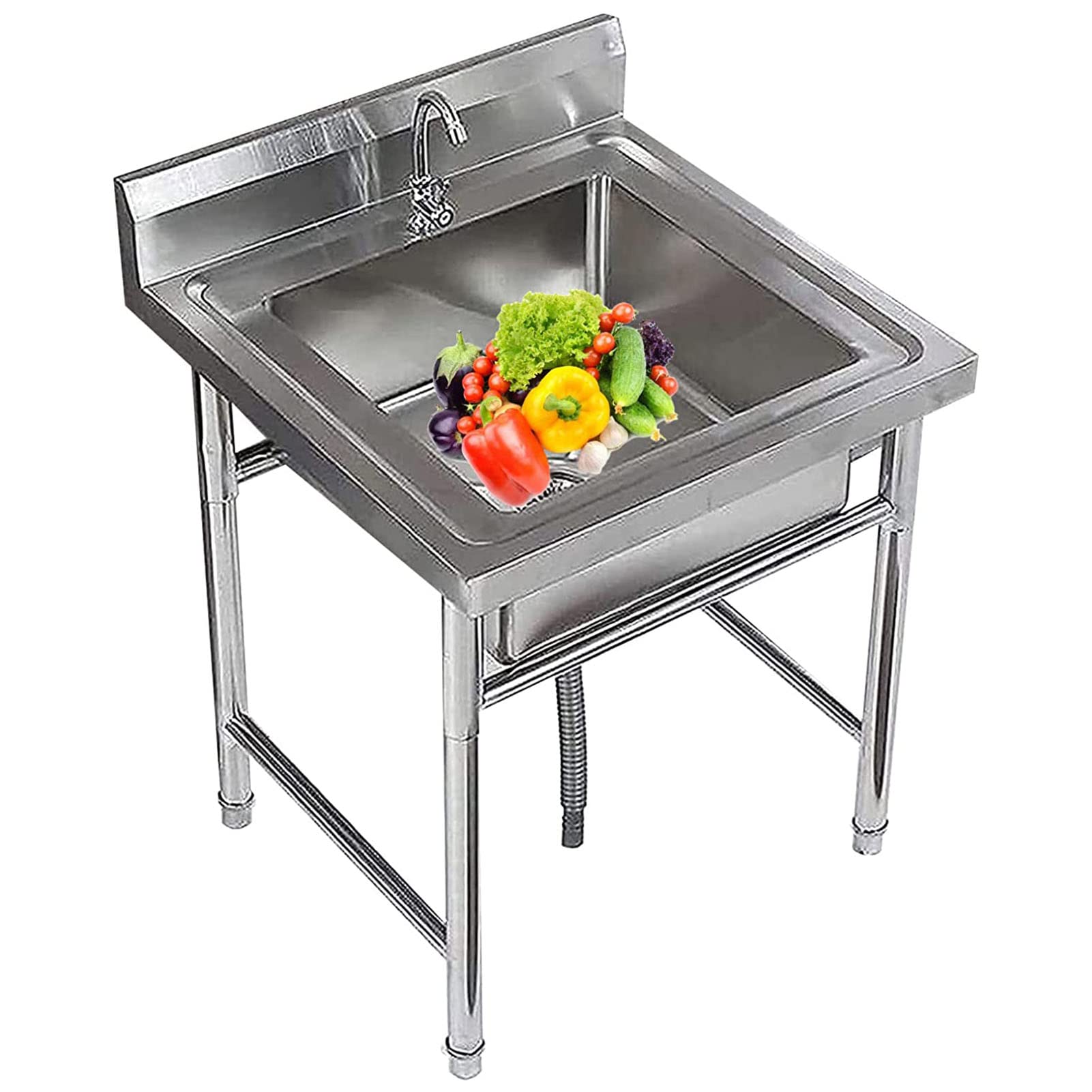 Lavabo utilitaire pour garage et buanderie, le bac idéal pour nettoyer vos outils extérieurs