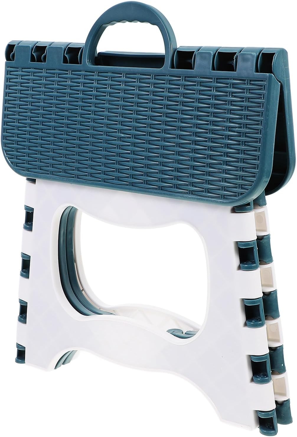SEWACC Portable Folding Stool Small Plastic Foldable Outdoor Fishing Stool for Camping Garden and Kitchen Use 1pcs Nordic Blue