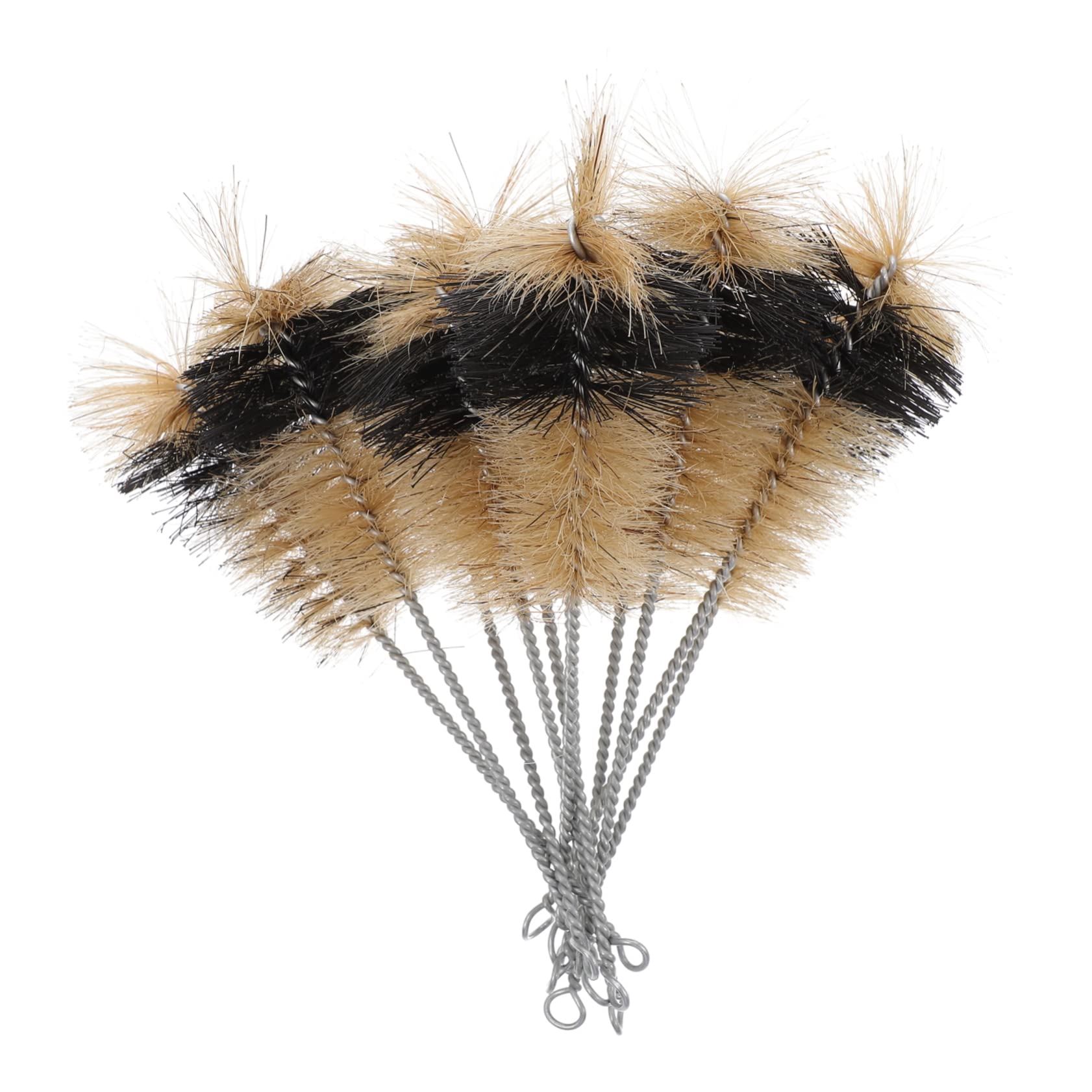 KICHOUSE 10pcs Flask Brush Cleaning Brush Tube Cleaning Tool Laboratory Pipe Cleaner Brush Flask Cleaner Brush Glassware Brush Aluminum Tube Brush Flask Washer Brush Flasks Pig Hair