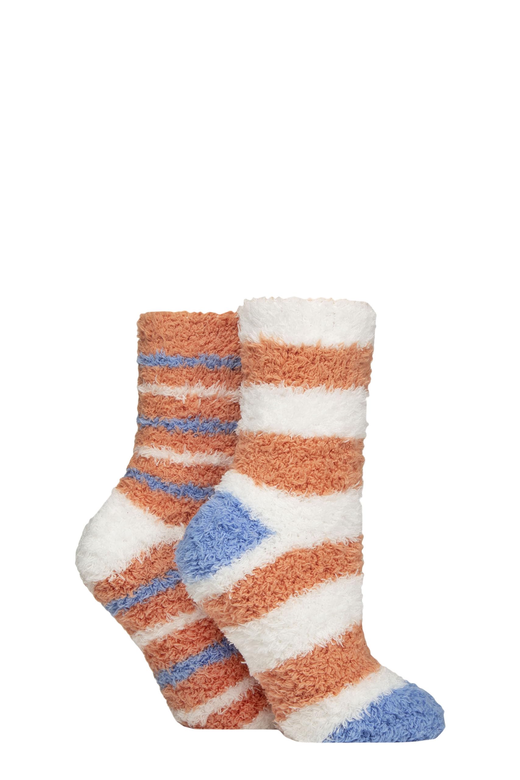 Sockshop Women's Crisp Winter Soft, Fluffy And Cosy Leisure Socks In A 2 Pair Multipack Winter Christmas Size 4-8 (Uk, Numeric, 4, 8, Regular, Regular, )