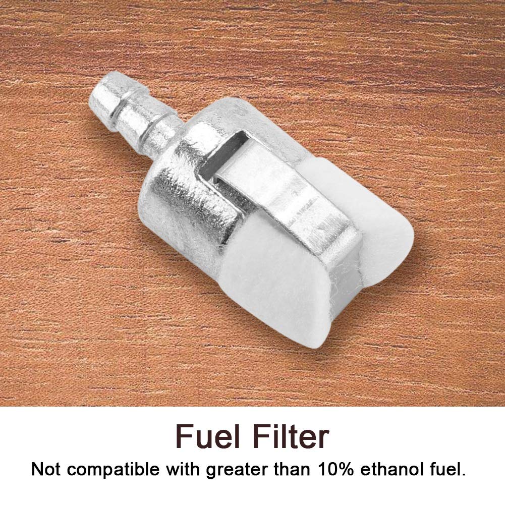 Filtro Combustible de Fieltro 20 Unidades para Cortacésped Y Cortador de Hierba - Repuesto 3/16" Compatible con Modelos 13120519831 13120530830 Herramientas de Jardín