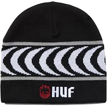 HUF x Spitfire Skull Beanie - Black