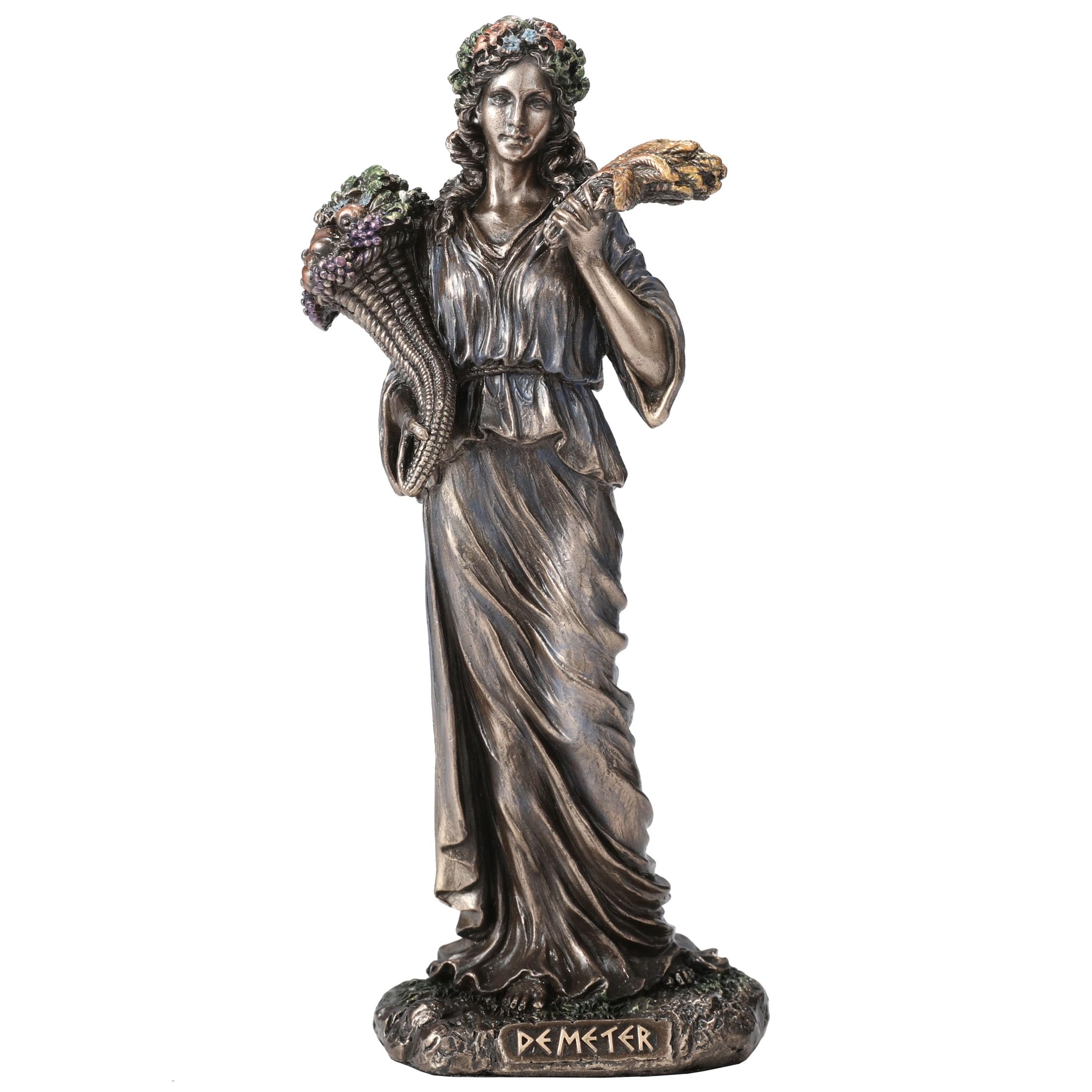 Amazon.co.jp: Veronese Design 5 7/8インチ デメテル ギリシャ