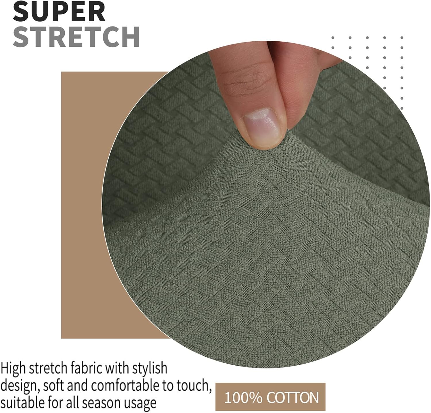 Recliner Sofa Slipcover Stretch - Furniture Protector Covers for 1 2 3 Seater Couch - Armchair Slipcover for Reclining Chairs