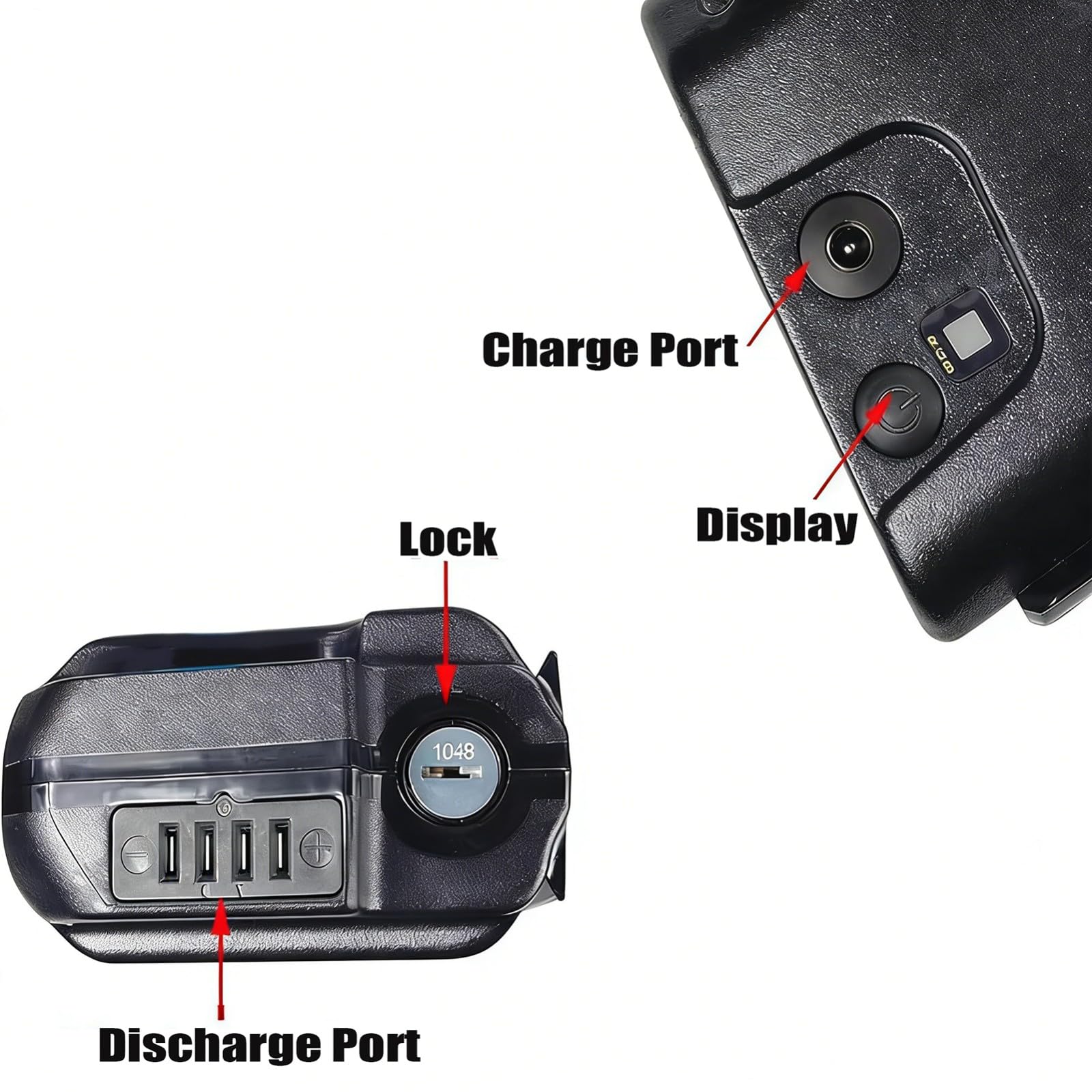 Batería De Bicicleta Eléctrica De 36 V, 15 Ah, 20 Ah, 25 Ah, Con Placa De Protección BMS Para Motor De 200 W, 350 W, 500 W, 800 W Con Cargador. 4-pin,36V 25AH