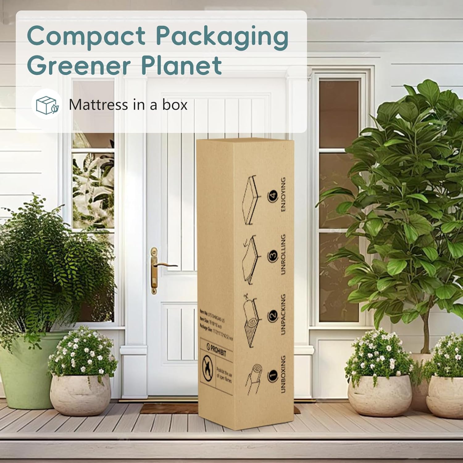 Full Memory Foam Mattress, 10 Inch Memory Foam Mattress in a Box, Fiberglass Free, Medium Feel, Breathable Cooling Layers, Certified Safe Materials for Pressure & Pain Relief, Soft and Comfortable