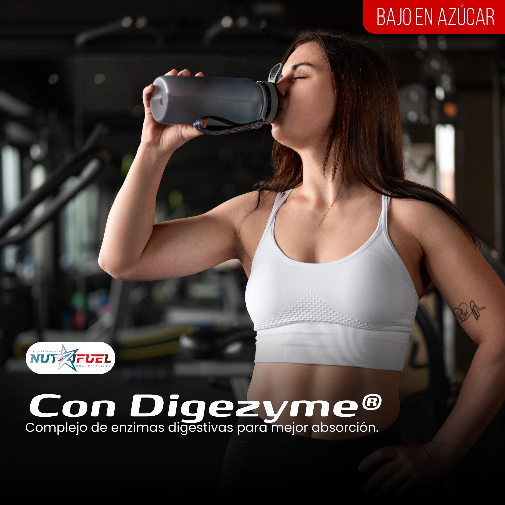 Proteina Whey Isolate Aislada En Polvo Con BCAA Glutamina Enzimas Digestivas Digezyme Whey Protein Suero Recuperacion Muscular Chocolate Blanco & OreChips