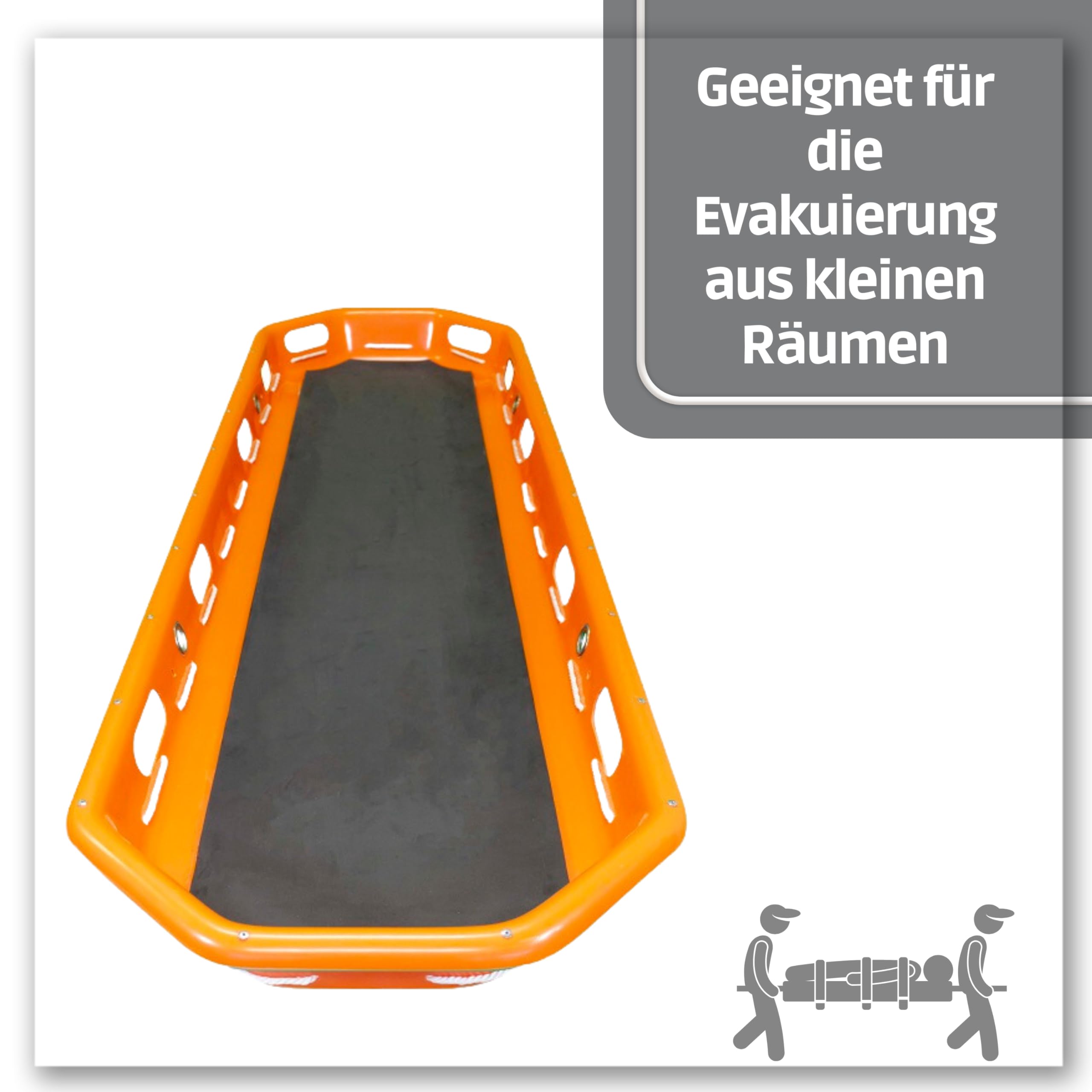 Rettungstrage - Tragbare Rettungskorbtrage - Tragbare Trage - Erste Hilfe Evakuierung - Teilbar