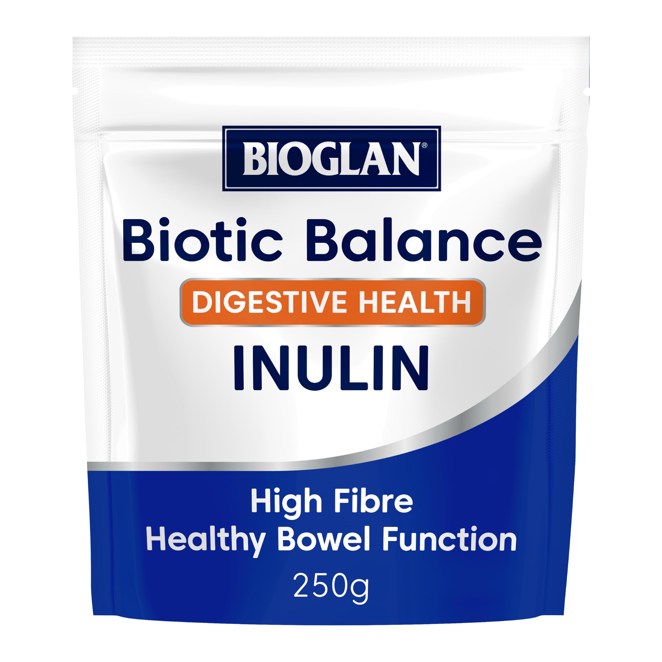 Inulin | Fibre Supplement | Chicory Root | Contributes to Normal Bowel Function | 50 Serves | 250g Pack