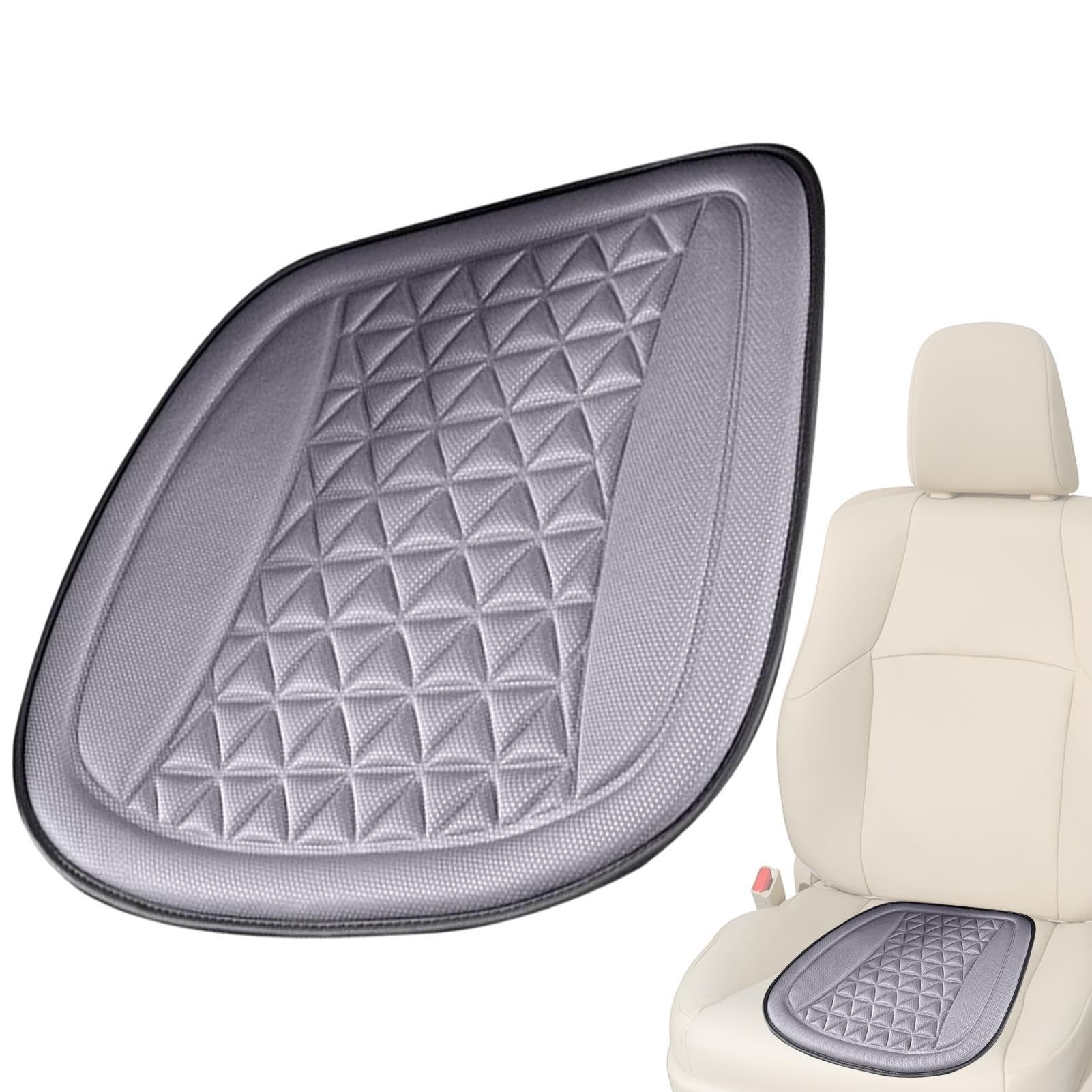 Cojín de asiento refrescante, protector de asiento transpirable antideslizante para automóvil, almohadilla de asiento ventilada para asiento, diseño transpirable para alivio de presión, cojines de | antideslizante para automóvil, almohadilla de asiento ve