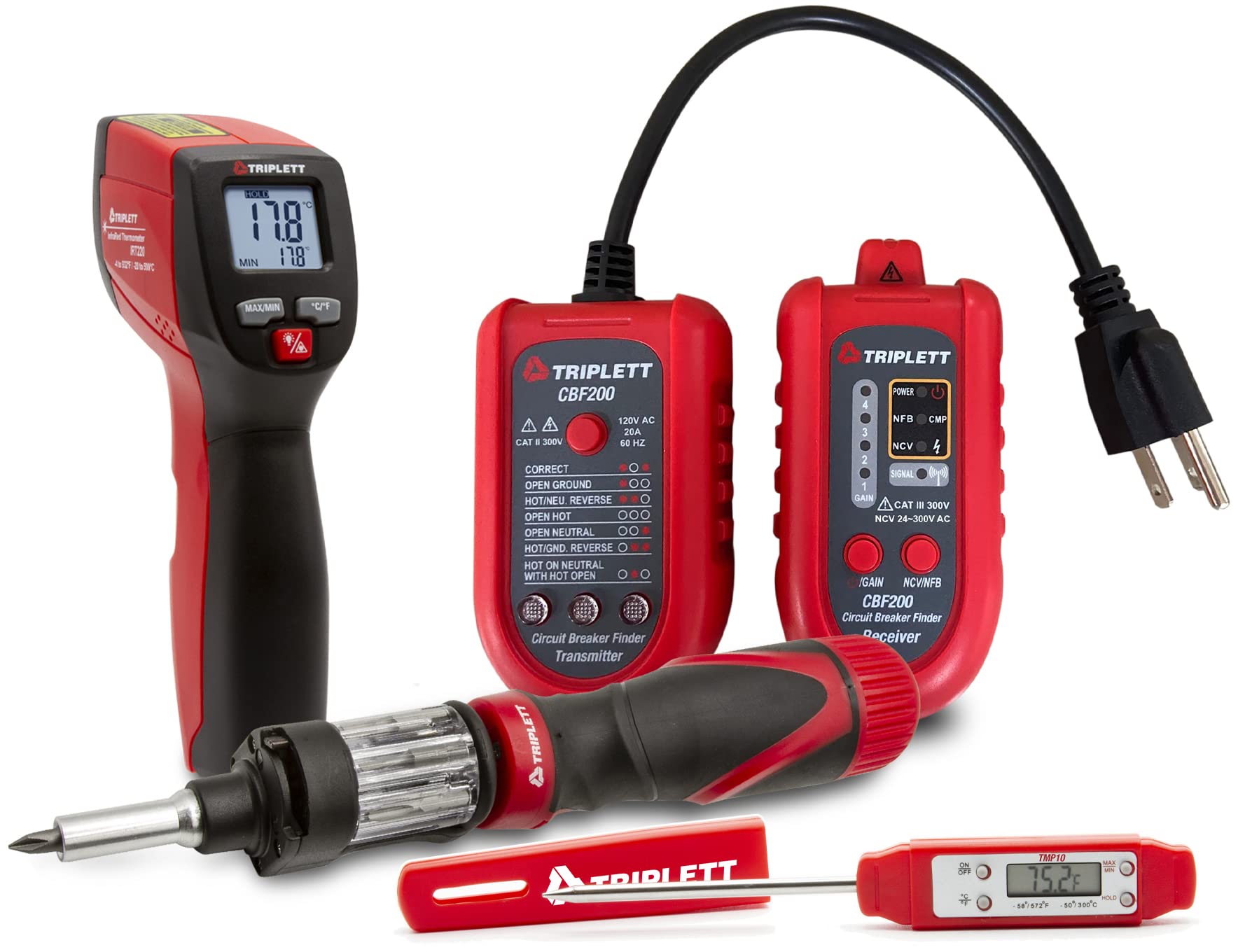 Triplett DIY-KIT Homeowner Essentials 4-Piece Tool Kit Homeowners Essentials Kit