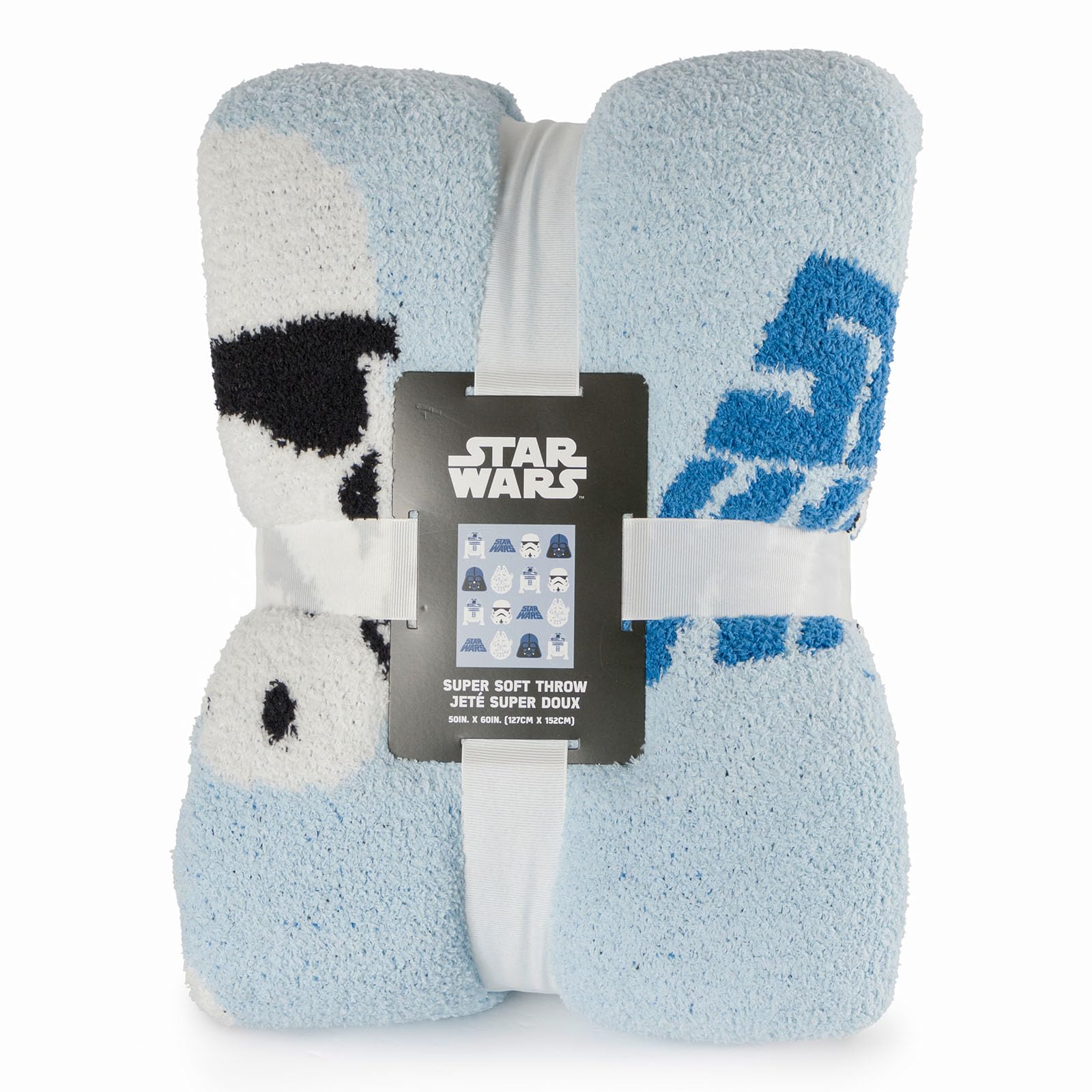 Amazon.com: Jay Franco Star Wars Feather Knit Fluffy Throw Blanket