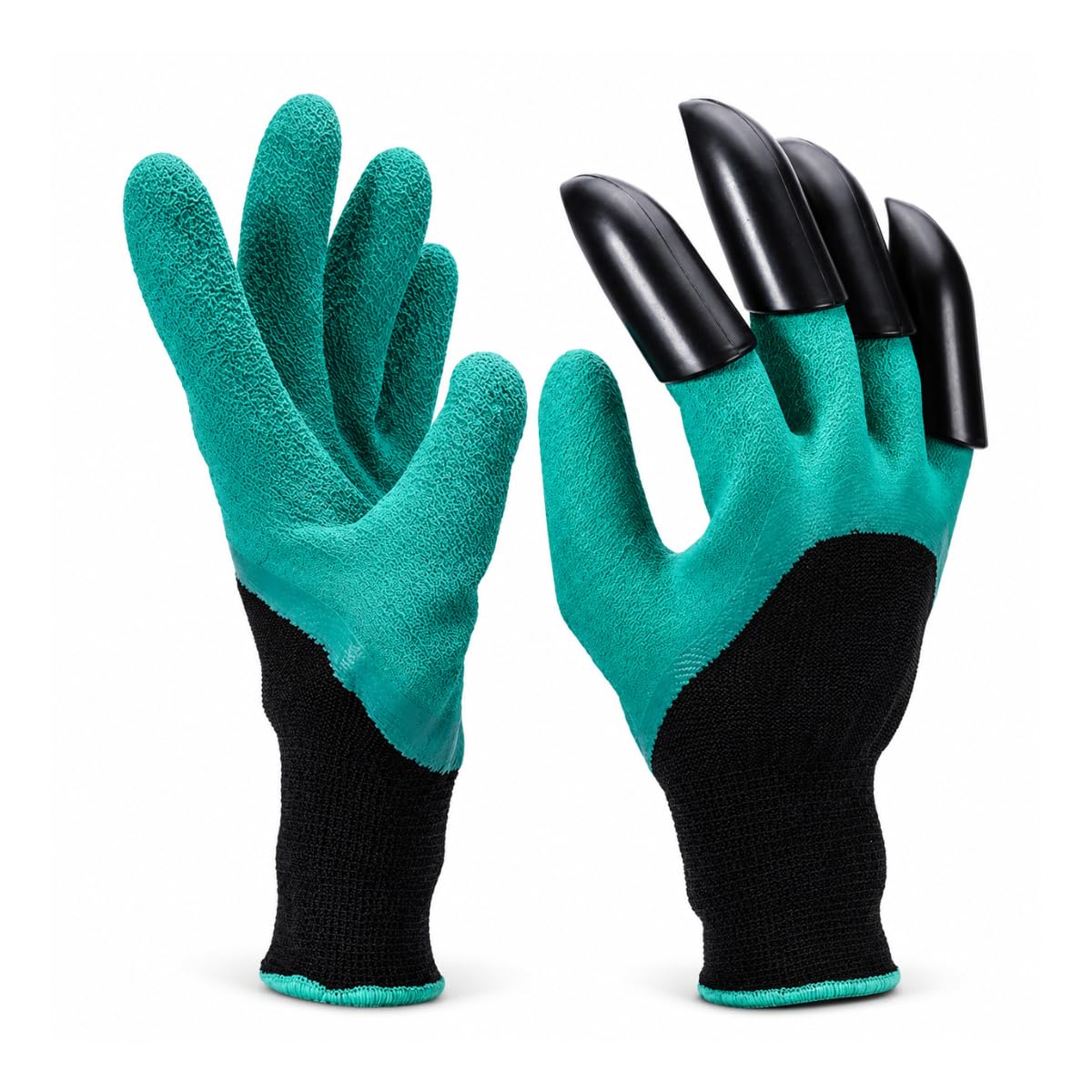 Casa De Amor Garden Claw Gloves 1 Pair, Heavy Duty Gardening Gloves with ABS Plastic Fingertips for Digging, Planting, Soil Work, Home Garden & Farming Use-image-32