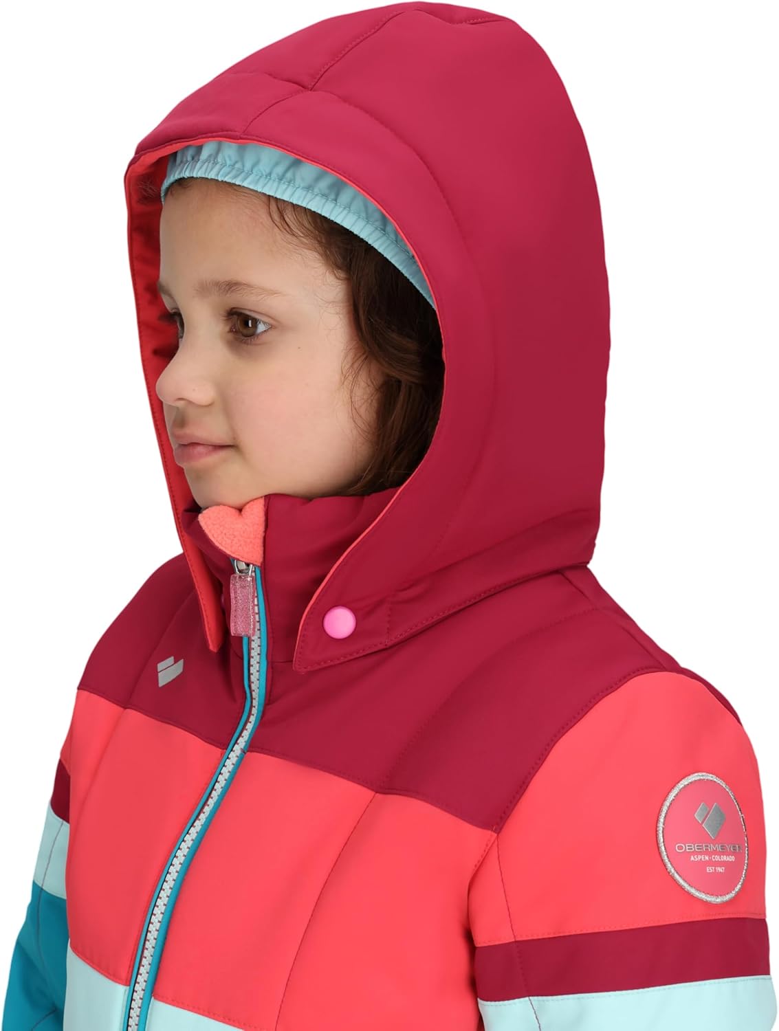 Obermeyer Girls Kaizen Ski Jacket, Insulated and Waterproof with Kids I-Grow System - Image 4