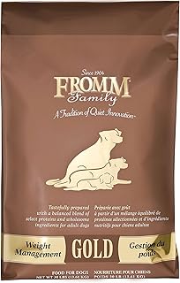 Fromm Weight Management Gold Premium Dry Dog Food - Weight Management Dog Food for Medium & Small Breeds - Turkey Recipe - 30 lb