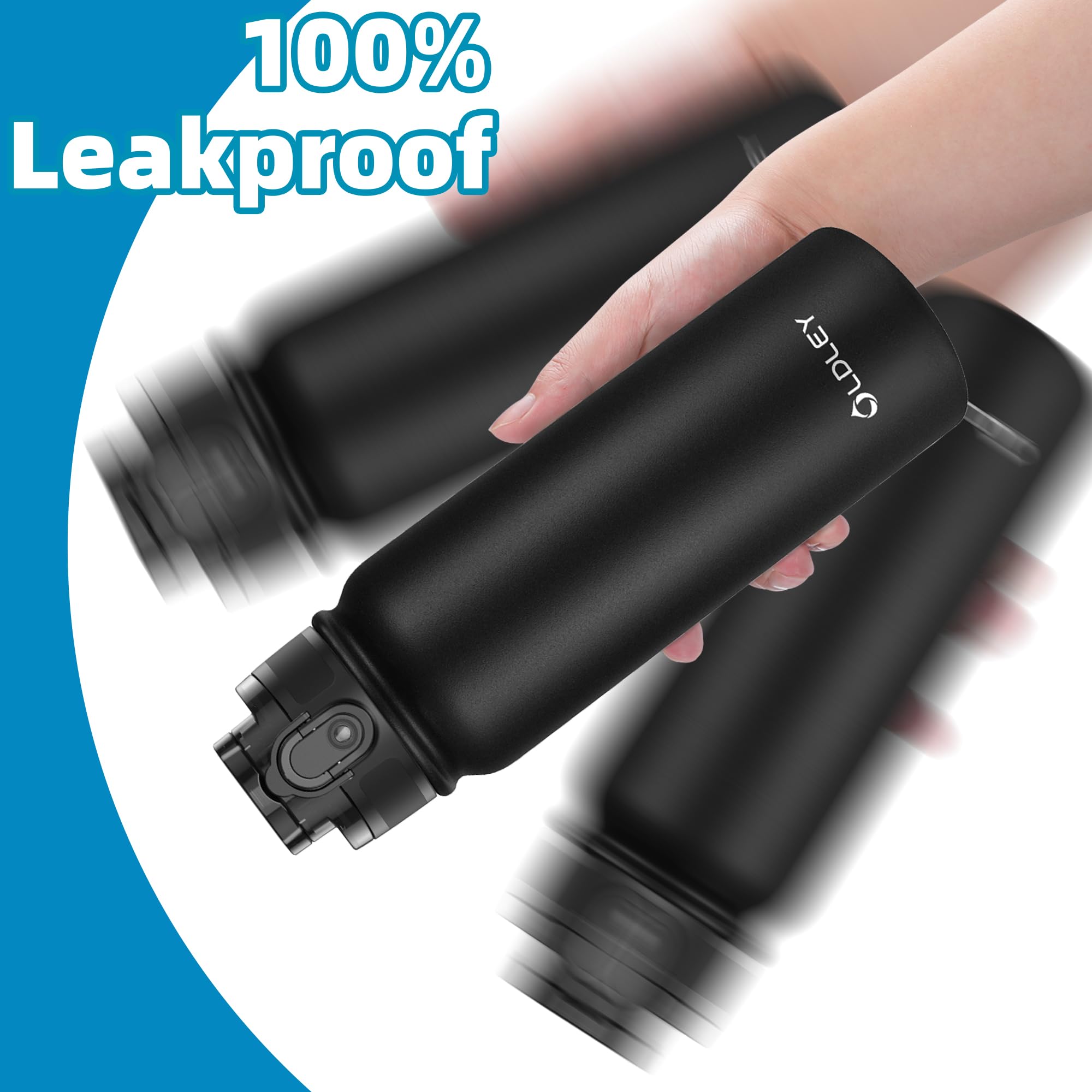 Borraccia Acciaio Inossidabile 600ml OLDLEY - Doppia Parete, Tenuta Stagna, Senza BPA, Per Sport E Lavoro - Foto 13