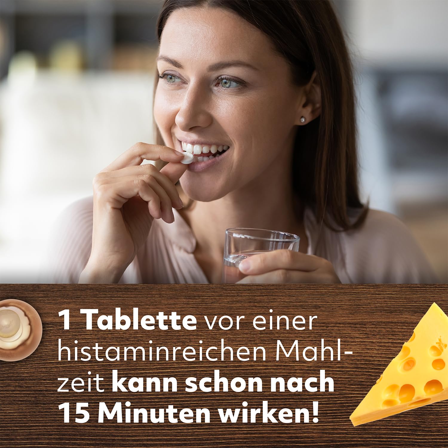 DAOSiN Tabletten bei Histaminunverträglichkeit zur Ergänzung des körpereigenen DAO-Enzyms zum Histaminabbau aus der Nahrung, Original - 1 x 120 Tabletten