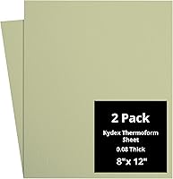 Vista 28 de Kydex Sheets - Solid Color DIY Kit for Crafting Holsters, Sheaths, and Mag Pouches - (8x8, 8x12, 12x12), Premium Thermoform Sheets - Thick, Durable