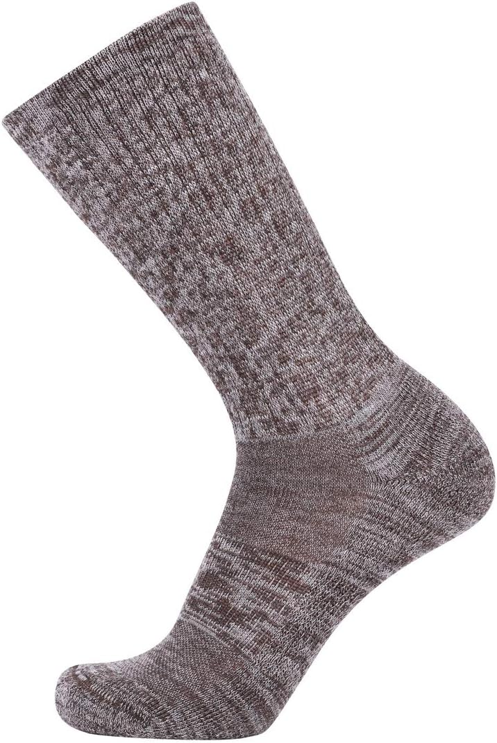EnerWear 4/6 Pack Unisex Merino Wool Outdoor Hiking Trail Crew Sock