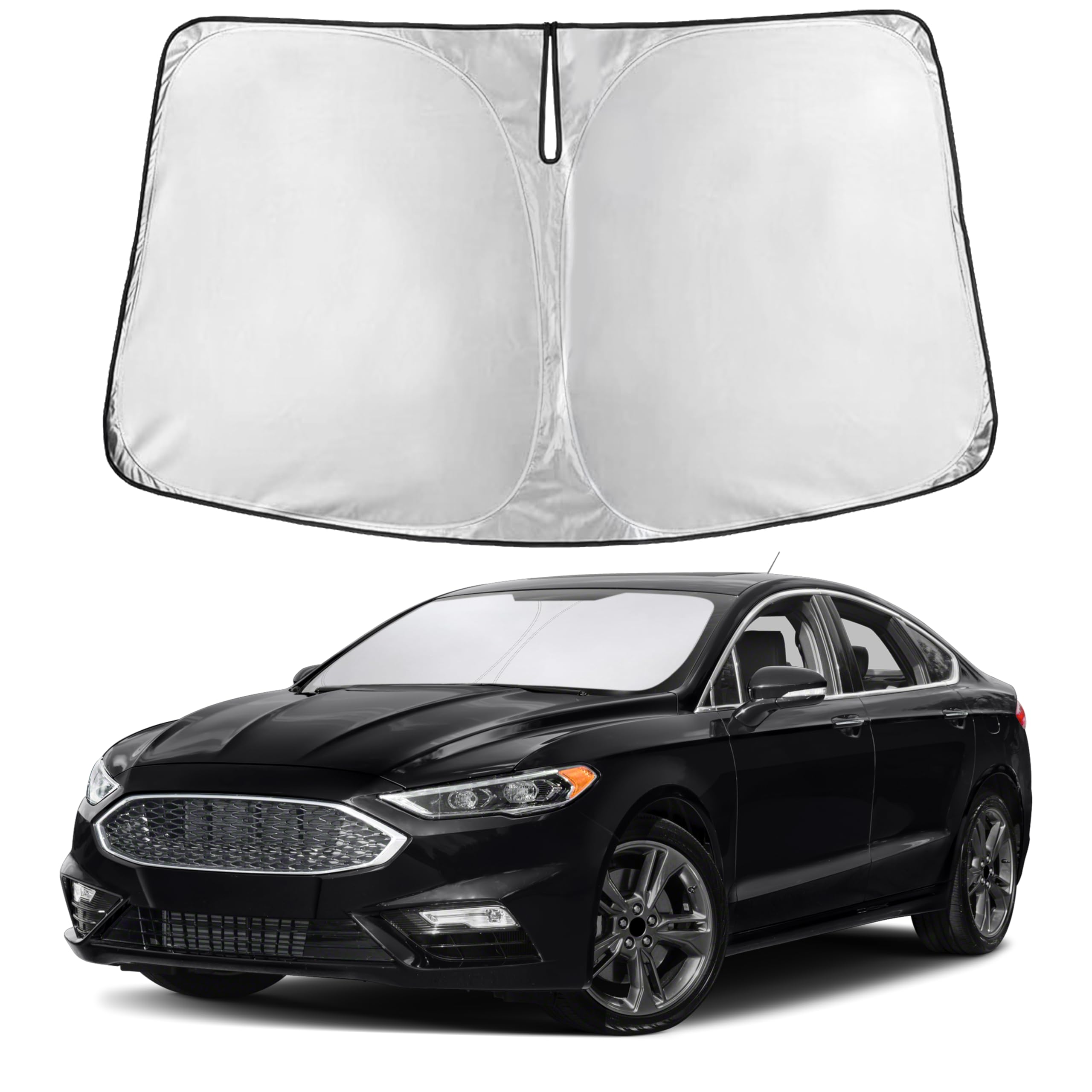 EcoNour Windshield Sunshade Compatible for Ford Fusion 2013-2019 2020 2021