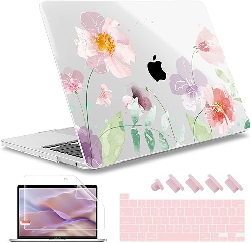 May Chen Funda compatible con MacBook Pro de 13 pulgadas 2022 2021 2020 modelos A2338 M2 M1 A2251 A2289, carcasa rígida de plástico para MacBook Pro
