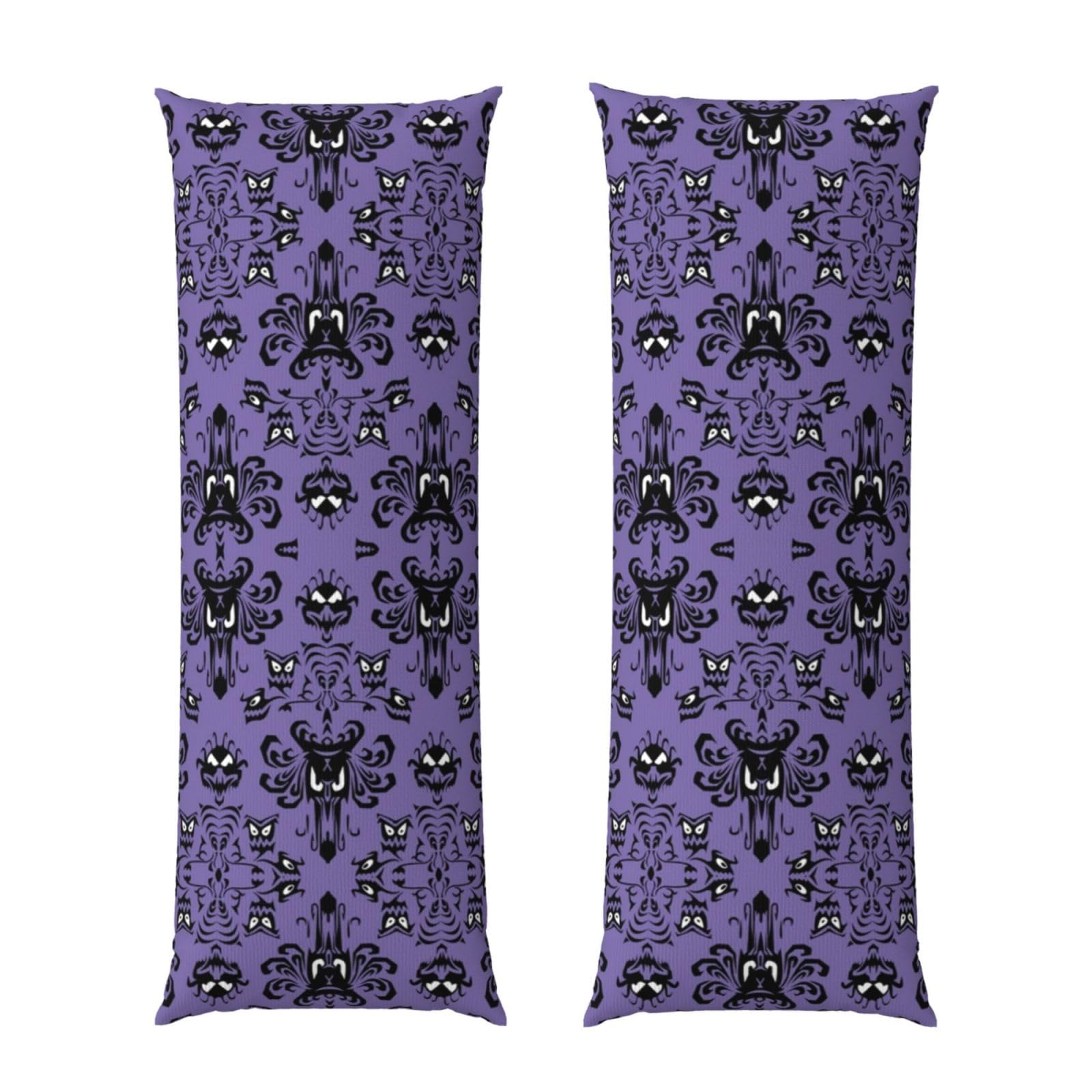 Taie d'oreiller décorative horreur violette pour salon gothique