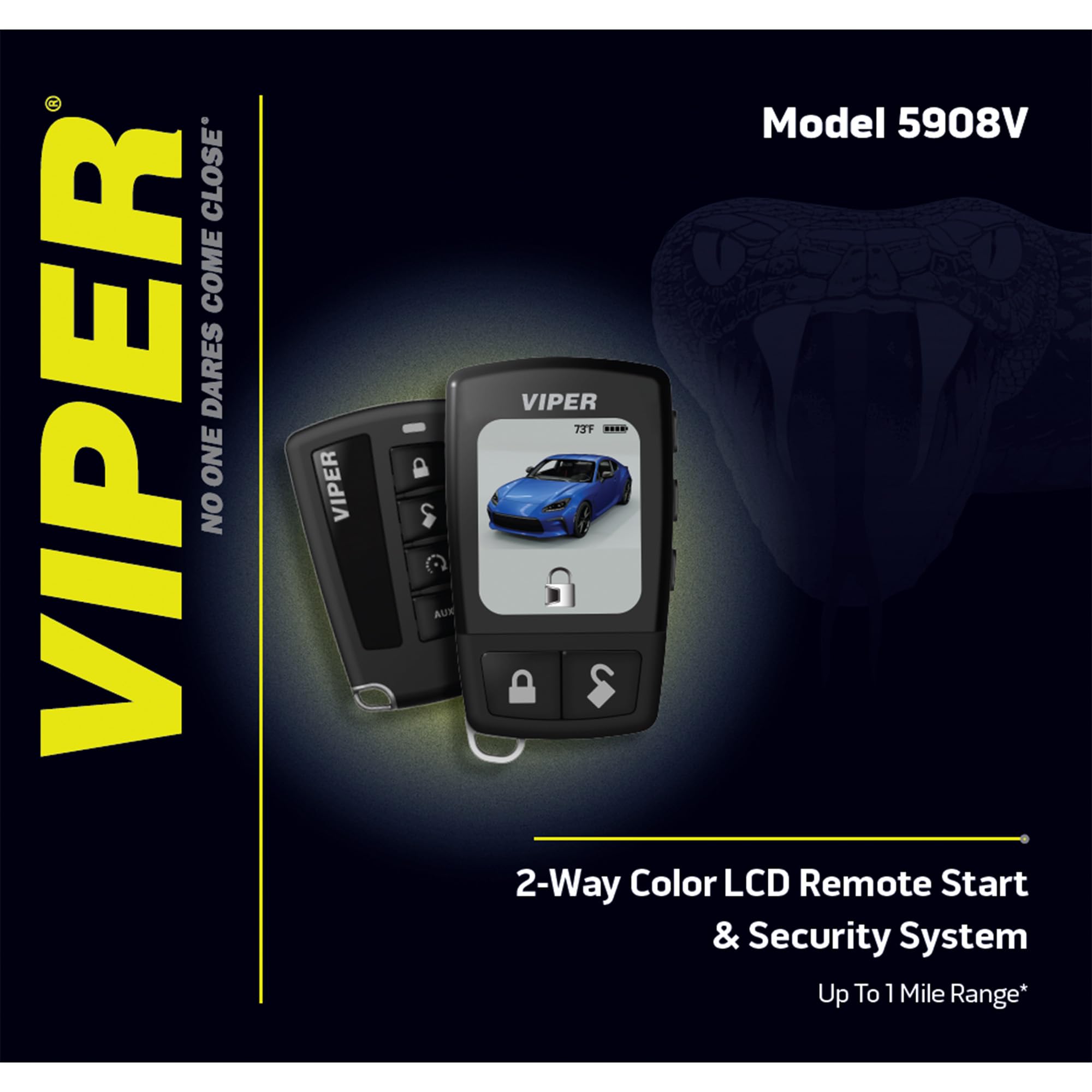 Amazon.co.jp: Viper 5908V 2Way LCDセキュリティとリモートスタート