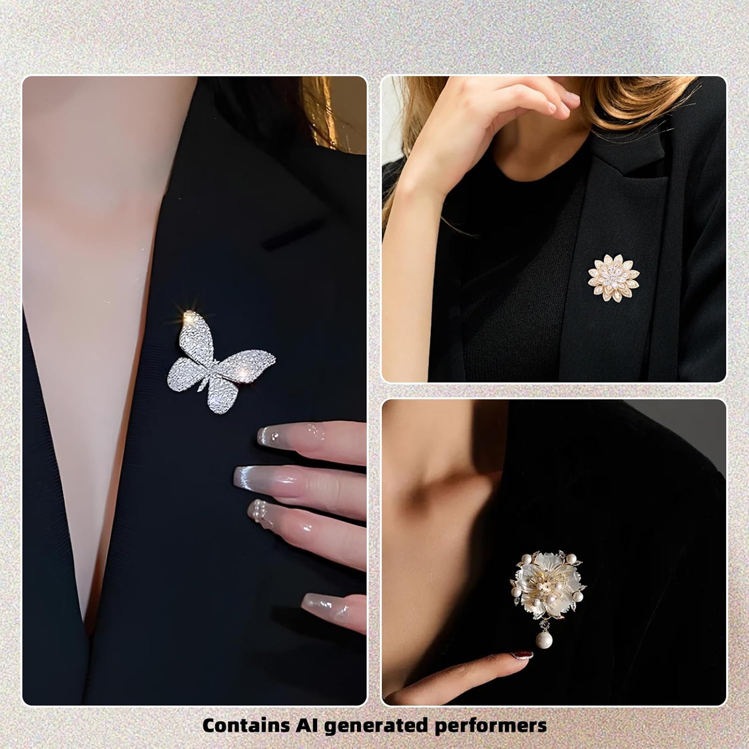 Magnetic Pin Backs, Boutonniere Magnet Set 8 Pairs, Mini Stainless Steel Magnetic Pins for Brooch Scarf Hijab, Secure Boutonniere Magnets Converter Clips