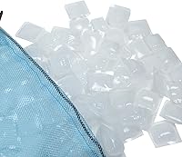 Vista 2 de Cooler Cubes - Bolsa de hielo de 5 libras - Cubos de hielo reutilizables y recongelables