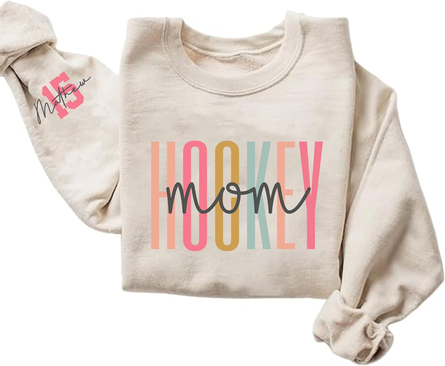 Custom Sport Mom Sweatshirt, Game Day Shirt Women, Personalized Football Mom Sweatshirt, Volleyball Hockey Baseball - Image 4