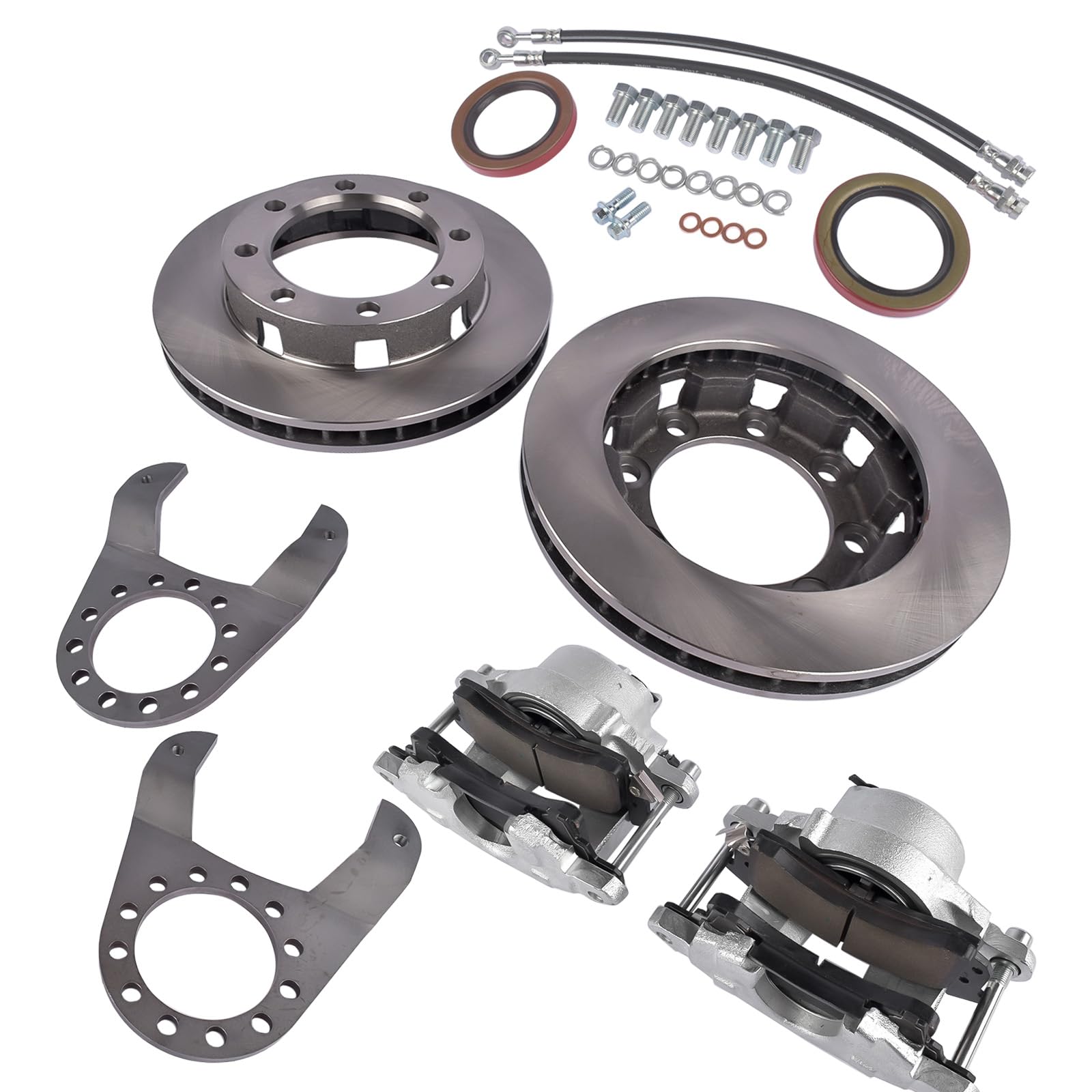 Photo 1 of **POSSIBLY FOR PARTS/ UNKNOWN MISSING OR DAMAGED PIECES*** Complete Disc Brake Conversion Kit Single Rear Wheel 14-bolt Rear Ends