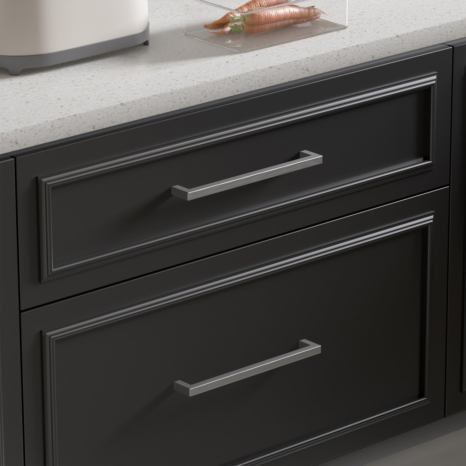goldenwarm 15 Pezzi Maniglie per Mobili da Cucina Maniglie Armadio Maniglie Acciaio Inox -LSJ12BSS192 Maniglie Vintage Maniglie Cassetti Cameretta Maniglie per Bambini Distanza dei Fori 192mm