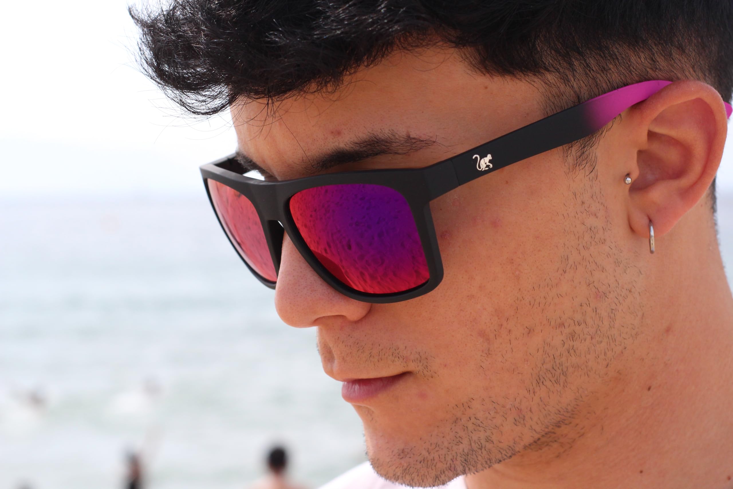 Surf Monkey Schwimmende Sonnenbrille für Damen und Herren, UV400, polarisiert, Anti-Salz-Beschichtung
