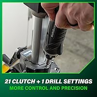 Vista 9 de Metabo HPT - Juego de destornillador inalámbrico de iones de litio de 3,6 V, destornillador de potencia compacto y liviano con 2 baterías de 1,5 Ah