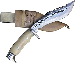 Authentic Kukri/Khukuri -5 Inch Blade American Eagle Dragon Kukri-Full Tang Bone Handle, Leather Sheath Khukuri-Handmade in Nepal Imported - GK&CO. Kukri House