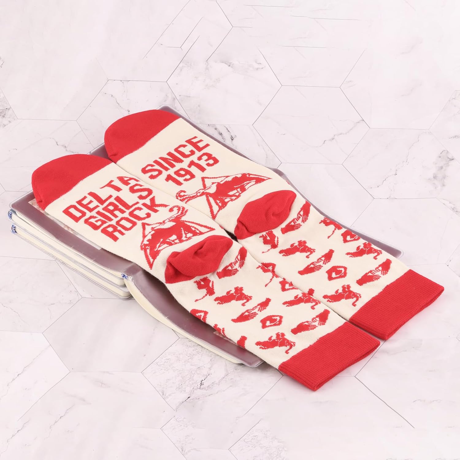 BWWKTOP Sisters Sorority Socks Sorority Sisterhood Gift Greek Sorority Paraphernalia - Image 5