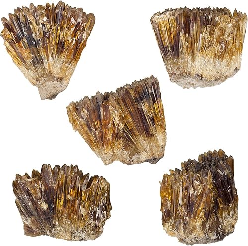 Miniatura 4 de mookaitedecor Piedra de geoda de cristal de calcita de ámbar crudo natural para decoración del hogar de curación de Reiki 022-033 libras