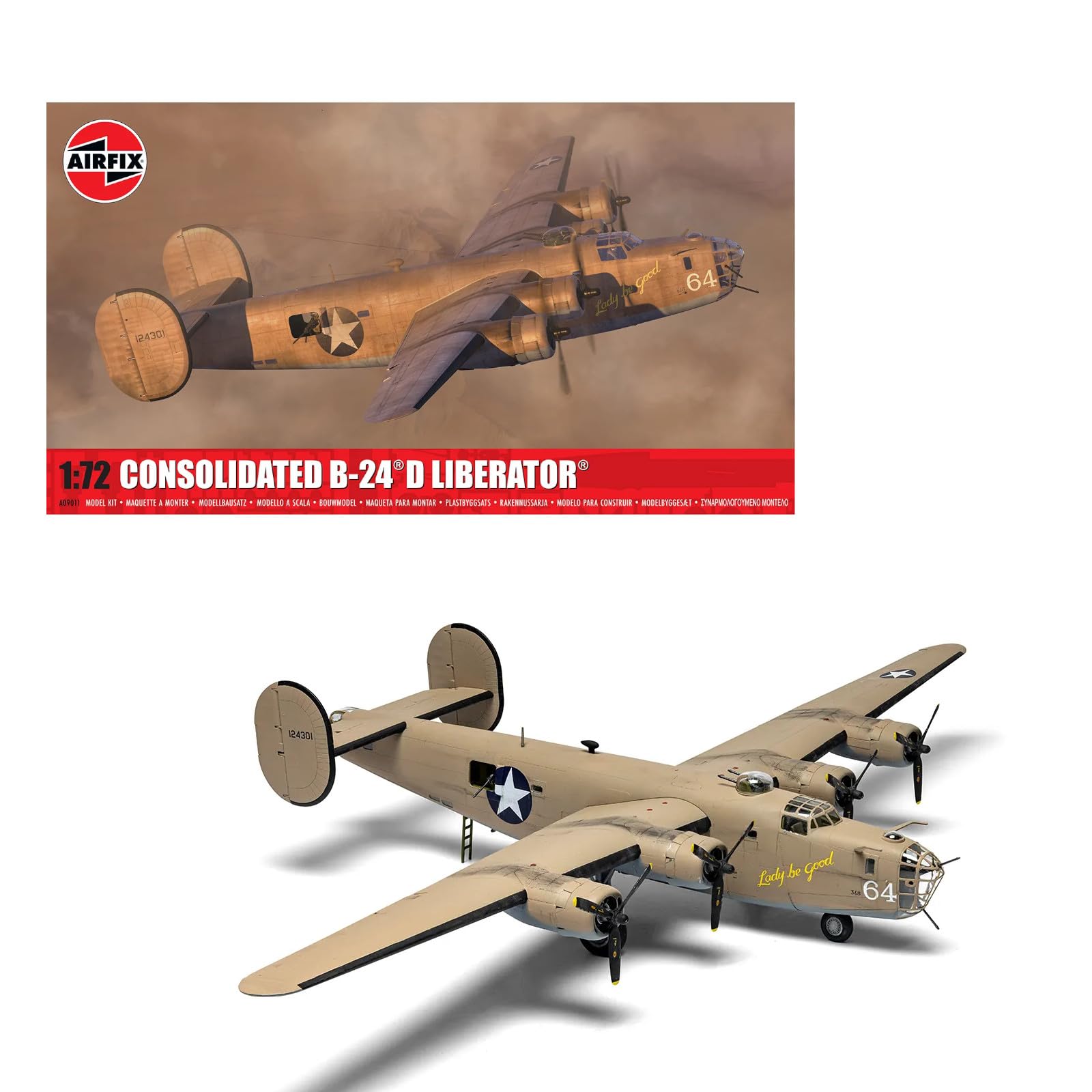 Airfix 1/72 Consolidated B-24D Liberator - A09011