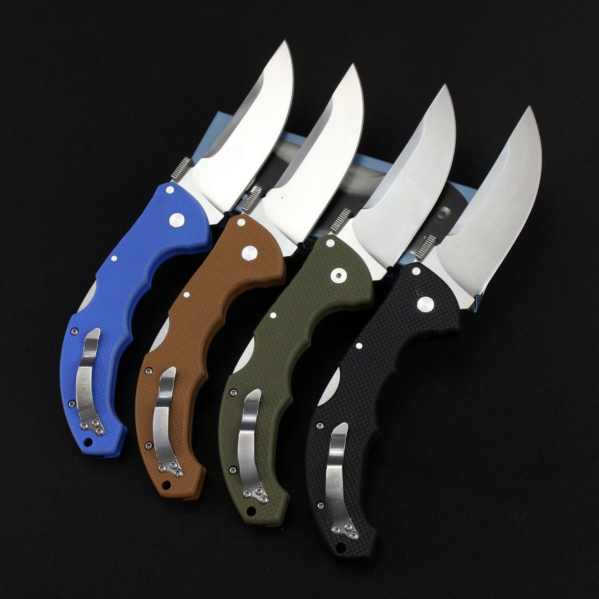 Generisch Klappmesser Edelstahl G10 Griff Kompakte Bauweise，Schwarz