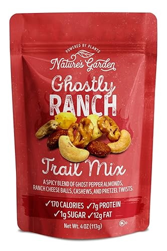 Natures Garden Ghostly Ranch Snack Mix 4 onzas paquete de 6