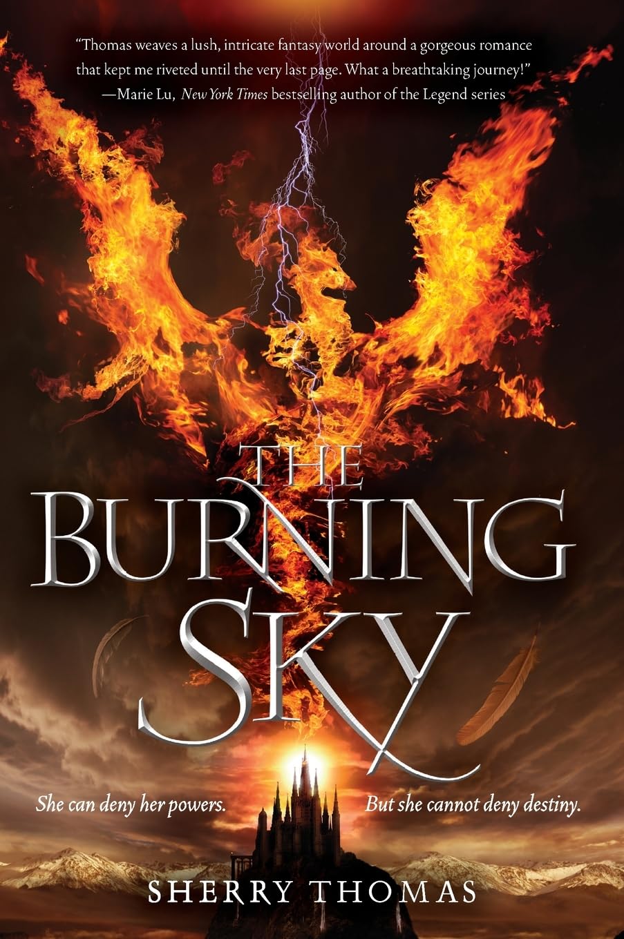 Cover of The Burning Sky (Elemental Trilogy, 1)