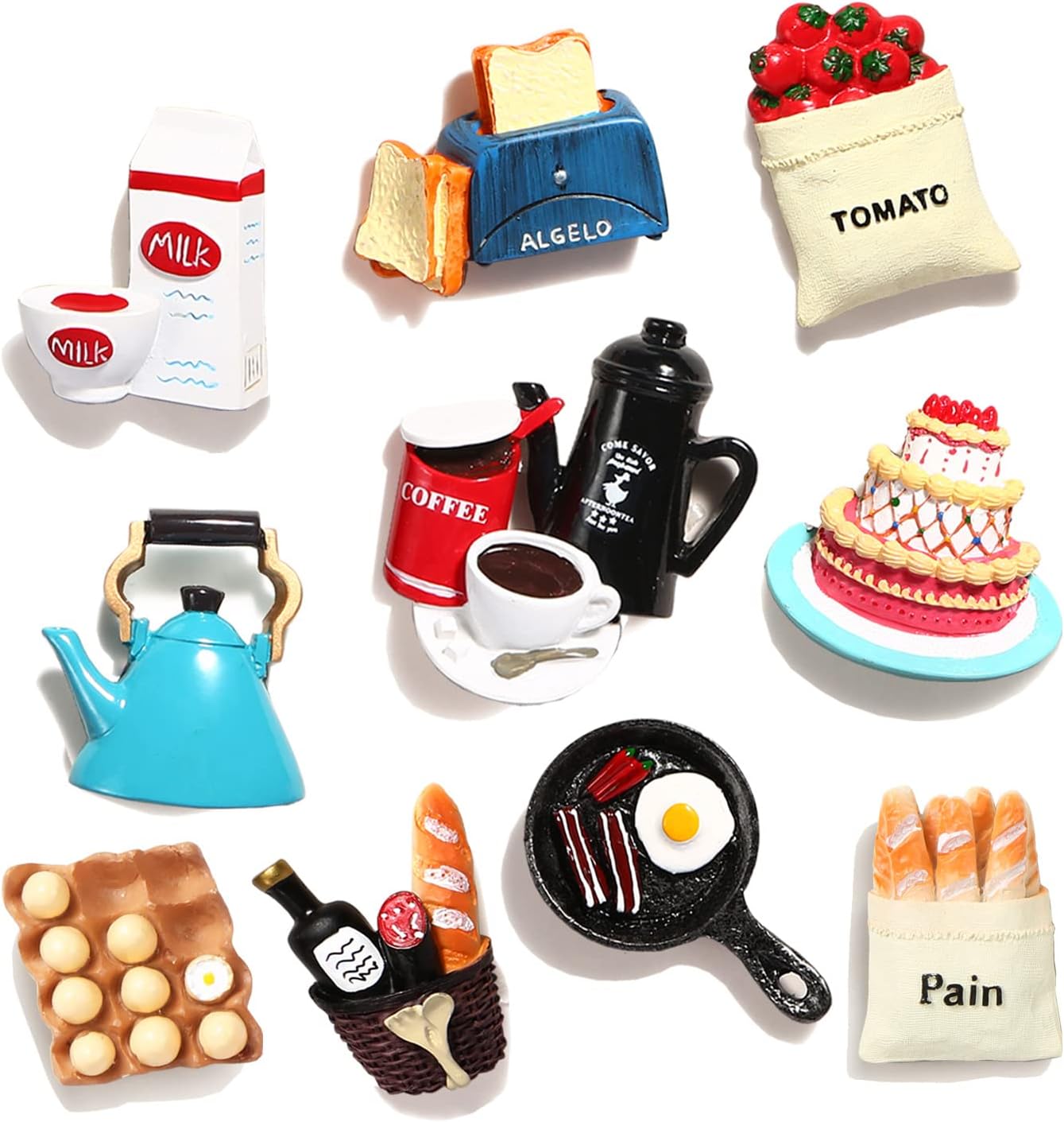 4 Stück Mini-Vasen Kühlschrankmagnete - Bunte Keramik Vasen Mit Magnet | 2-3 Cm