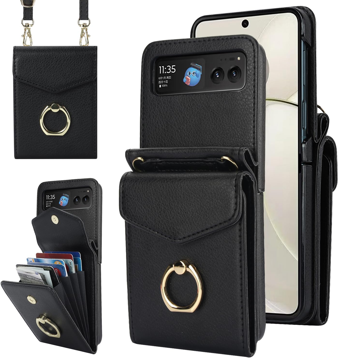 Asuwish Phone Case for Motorola Razr 40/Moto Razr 2023