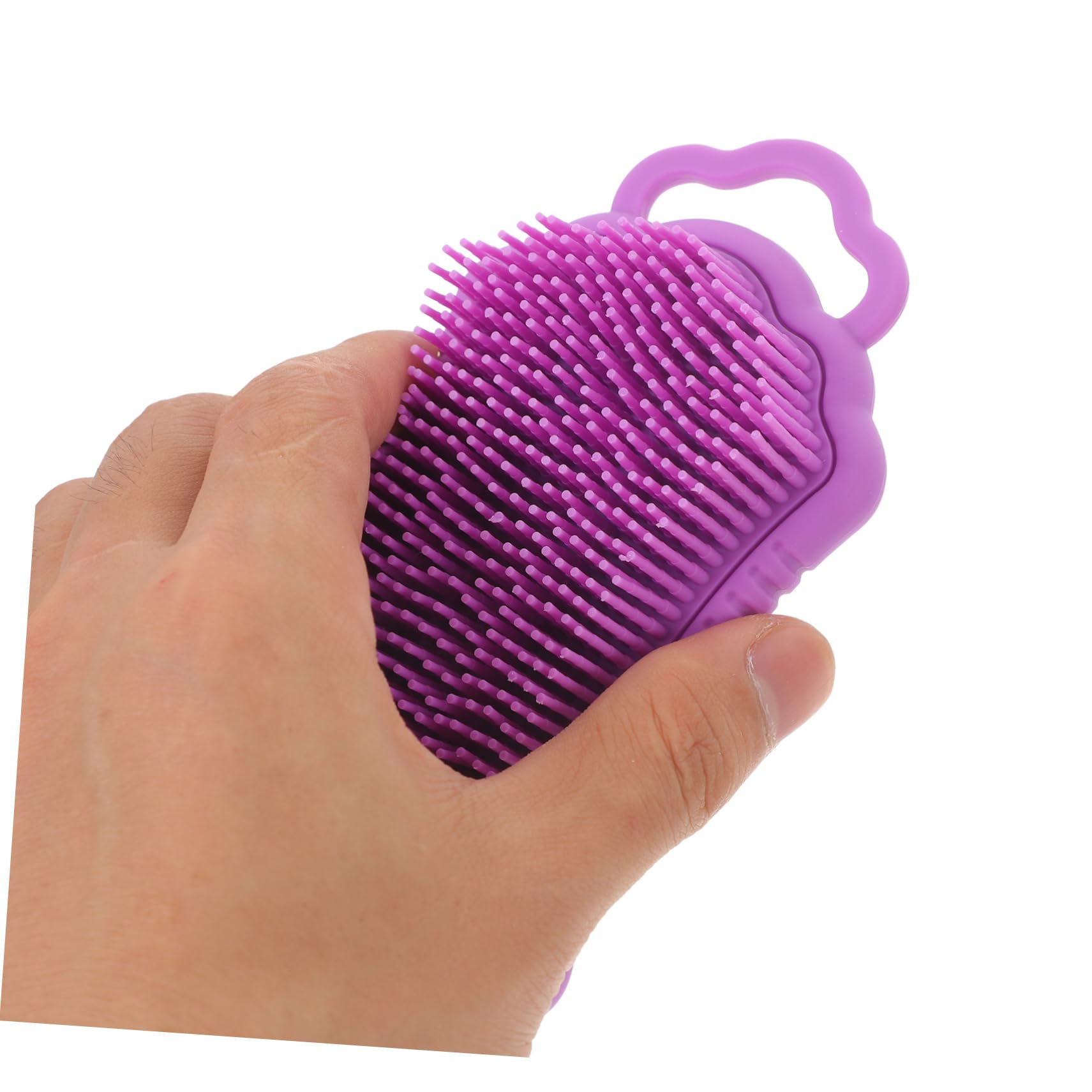 VALICLUD 4 Stück Silikon Kopfhaut Massagebürste Ergonomische Duschbürste für Haarwäsche und Körperpflege Sanfte Exfoliation und Massage für Entspannende