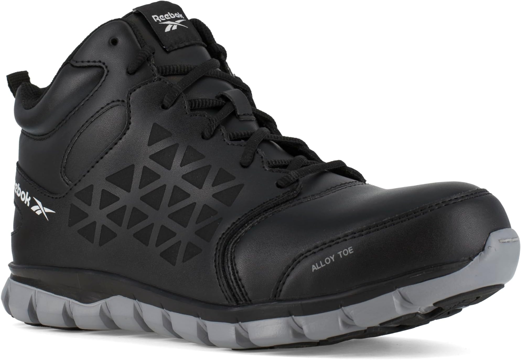 Reebok Work Mens Sublite Cushion Electrical Alloy Toe Work/Duty - Black