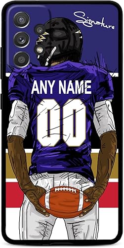 Funda de teléfono con nombre y número personalizados para Samsung Galaxy S25 S24 S23 S22 S21 S20 + Ultra S21 FE S10 S8 S9 Plus, diseño DIY de