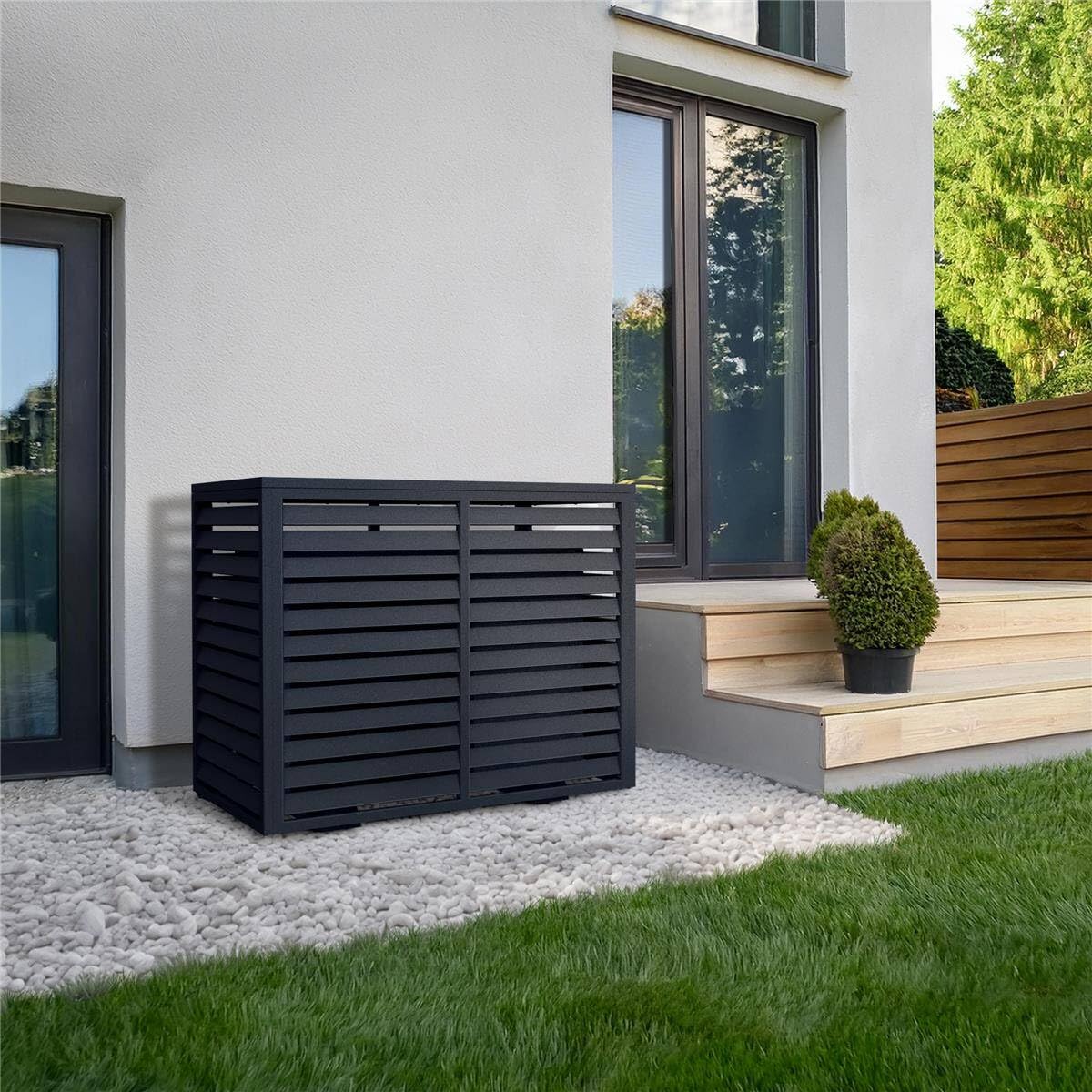 Copertura Rinforzata Per Pompa Di Calore UNICOVER – Impermeabile, Anti-vento, Anti-UV E Autoestinguente, Made In Italy
