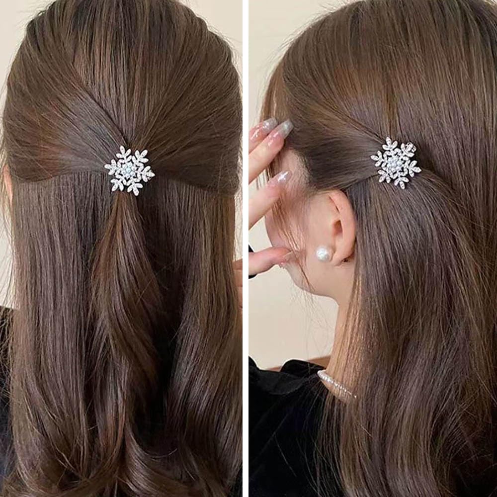 Amazon | クリスマス ヘアピン ヘアクリップ 5個セット キラキラ