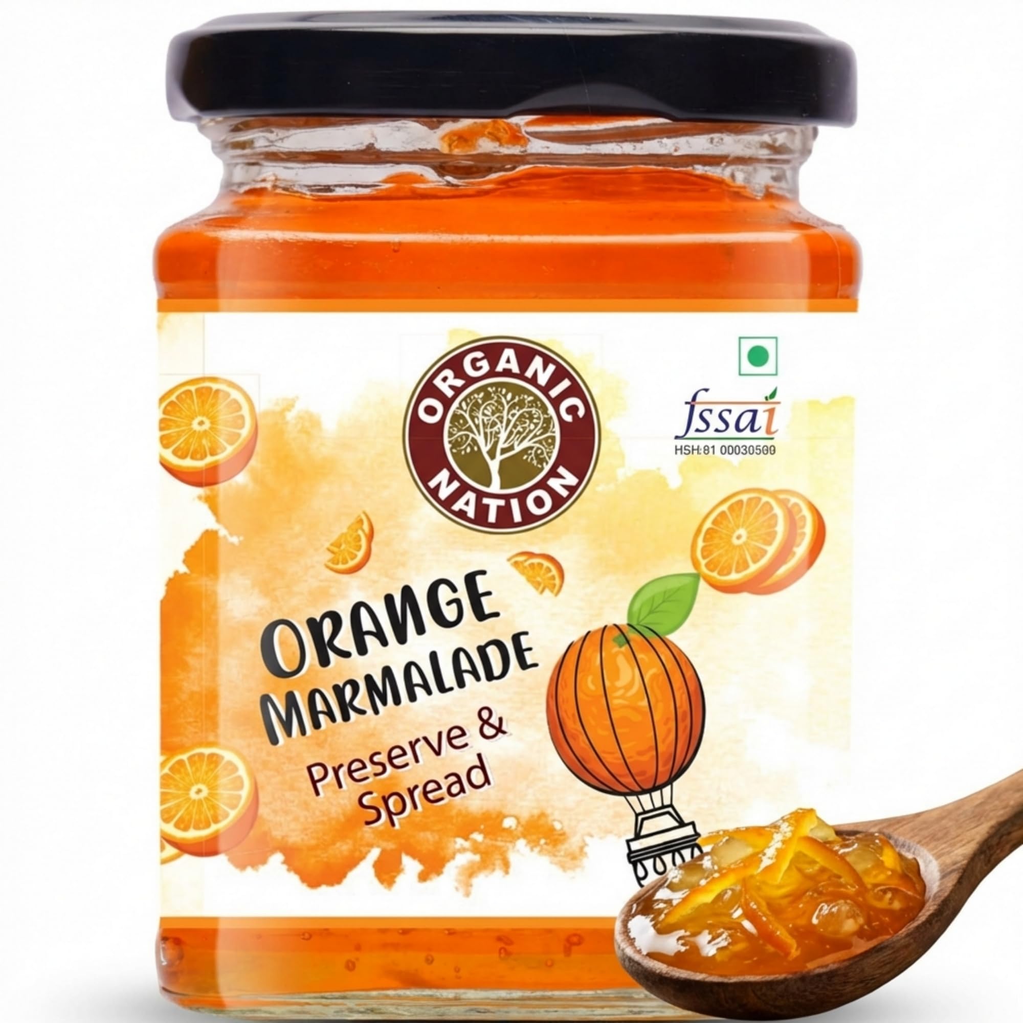 Organic Nation Orange Marmalade | No Preservatives | Rich Fruit Spread | 100% Pure Natural |No Added Flavours | 340g-picture-12