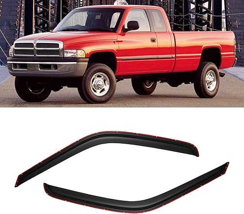 Miniatura 85 de Visera de ventana para Jeep Cherokee 1984-2001 (Excluye Modelo Limited), Protectores Guards Shields de lluvia de canal exterior, Deflector